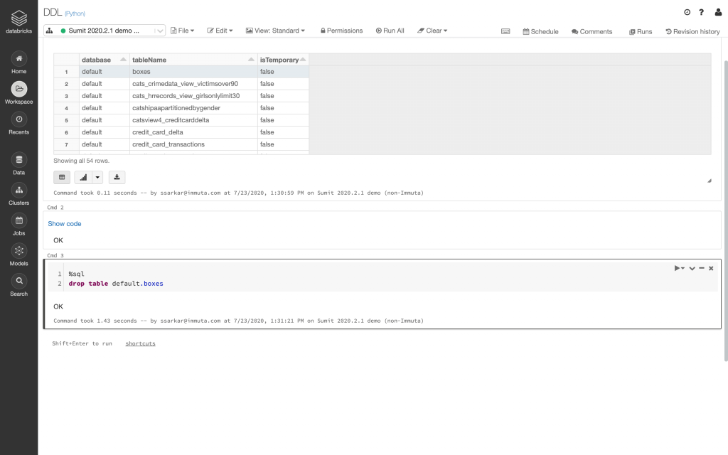 How to Manage Databricks DDL Operations Control | Immuta